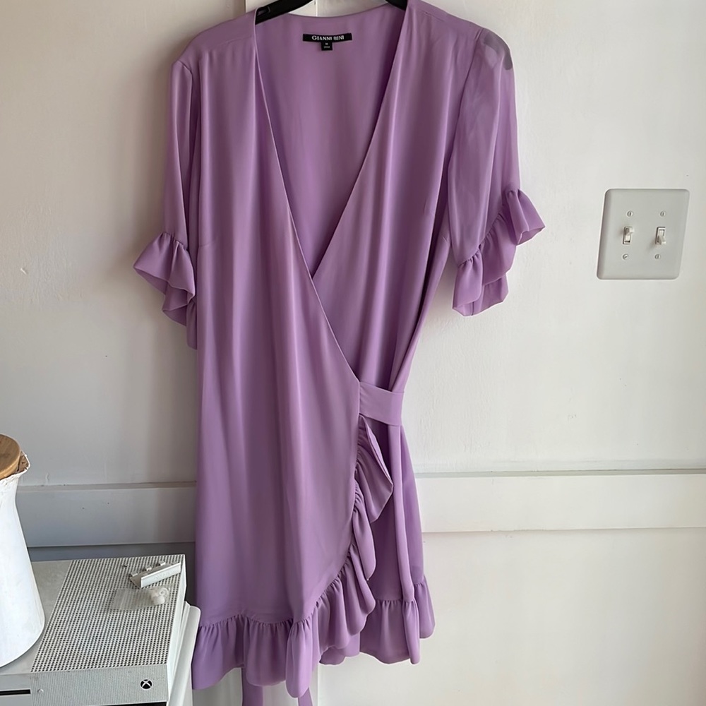 Gianni Bini Lilac wrap dress